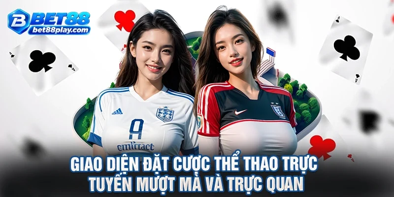 Giao diện đặt cược thể thao trực tuyến mượt mà và trực quan
