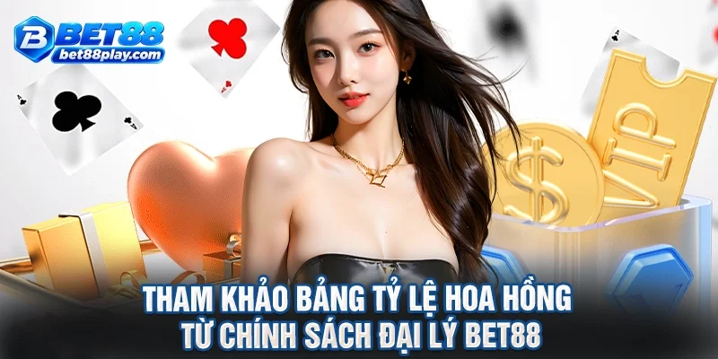 Tham khảo bảng tỷ lệ hoa hồng từ chính sách đại lý BET88